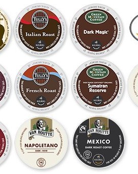 20-count-K-cup-for-Keurig-Brewers-Dark-and-Bold-Coffee-Variety-Pack-Featuring-Tullys-Van-Houtte-Green-Mountain-Wolfgang-Puck-Diedrich-and-Newmans-Cups-0