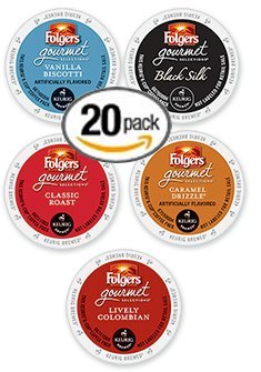 20-count-K-cup-for-Keurig-Brewers-Folgers-Coffee-Variety-Pack-Featuring-Folgers-Cups-0