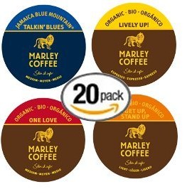20-count-K-cup-for-Keurig-Brewers-Marley-Coffee-Variety-Pack-Featuring-Marley-Coffee-Get-Up-Stand-Up-Marley-Coffee-Lively-Up-Marley-Coffee-One-Love-and-Marley-Coffee-Jamaican-Blue-Cups-0