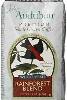 Audubon-Whole-Bean-Coffee-Rainforest-Blend-12-Ounce-Pack-of-3-0
