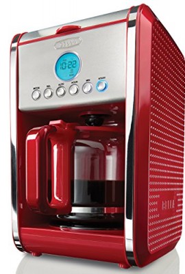 BELLA-13839-Dots-Collection-12-Cup-Programmable-Coffee-Maker-Red-0