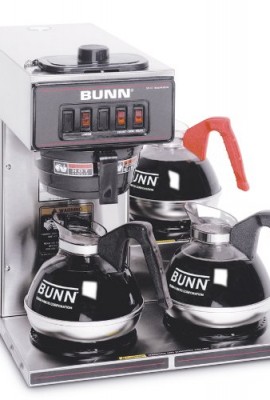 BUNN-133000003-VP17-3SS3L-Pourover-Commercial-Coffee-Brewer-with-Three-Lower-Warmers-Stainless-Steel-0