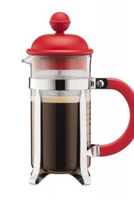 Bodum-Caffettiera-035-Liter-3-Cup-Coffee-Maker-12-Ounce-Red-0