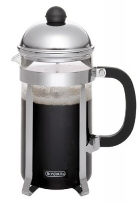 BonJour-French-Press-Monet-Polished-Stainless-Steel-8-Cup-0