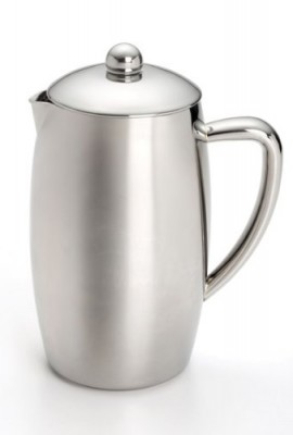 BonJour-French-Press-Triomphe-8-Cup-Double-Wall-Insulated-Stainless-Steel-with-Flavor-Lock-Brewing-0