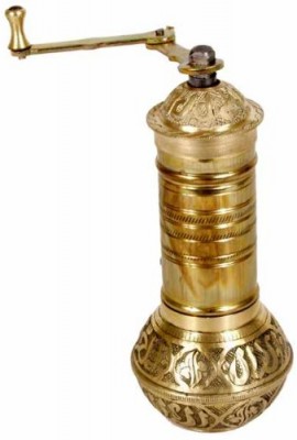 Brass-Coffee-Mill-Round-Turkish-Coffee-Grinder-Decorative-Only-0