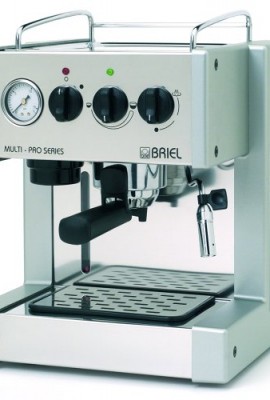 Briel-ES200APG-TB-Multi-Pro-One-Group-Thermo-Block-Espresso-Machine-with-Auto-Espresso-Flow-SteelSilver-0