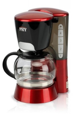 Buy-It-Now-PHY-4-Cup06L-Switch-Espresso-Coffee-Maker-Coffeemaker-with-Glass-Carafe-Permanent-Filter-Semi-Transparent-Water-Tank-Red-0