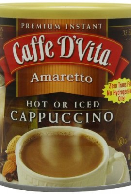 Caffe-DVita-Amaretto-Instant-Cappuccino-16-Ounce-Canisters-Pack-of-6-0