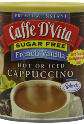 Caffe-DVita-Sugar-Free-French-Vanilla-Cappuccino-Mix-85-Ounce-Canisters-Pack-of-6-0