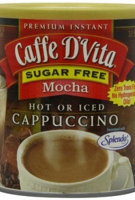 Caffe-DVita-Sugar-Free-Mocha-Instant-Cappuccino-85-Ounce-Canisters-Pack-of-6-0