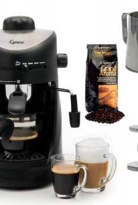 Capresso-30301-Capresso-4-cup-Espresso-Cappuccino-Machine-with-New-20-oz-Espresso-Coffee-Milk-Frothing-Pitcher-Espresso-Tamper-CD-and-Whole-Bean-Coffee-88oz-Swiss-Roast-Regular-0