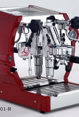 Cuadra-Semi-PROfessional-Espresso-and-Cappuccino-Machine-Single-Group-18-Liter-Boiler-Red-and-Stainless-Steel-0
