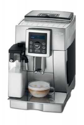 DeLonghi-Compact-Automatic-Cappuccino-Latte-and-Espresso-Machine-Silver-0