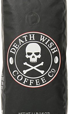 Death-Wish-Coffee-The-Worlds-Strongest-Coffee-Fair-Trade-Organic-Whole-Bean-16-Ounce-Bag-0