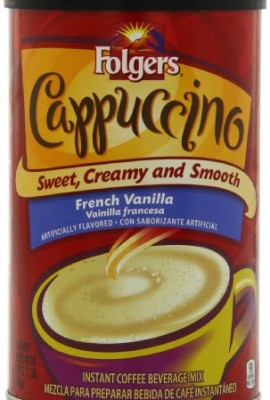 Folgers-Cappuccino-French-Vanilla-Beverage-Mix-16-Ounce-Canisters-Pack-of-6-0