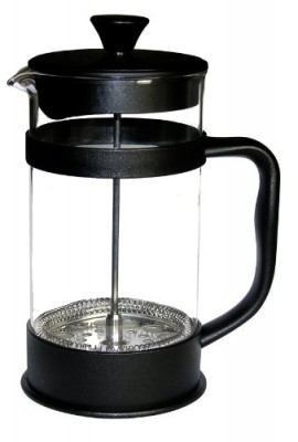 Francois-et-Mimi-Borosilicate-Glass-French-Press-Coffee-Maker-12-Ounce-Black-0