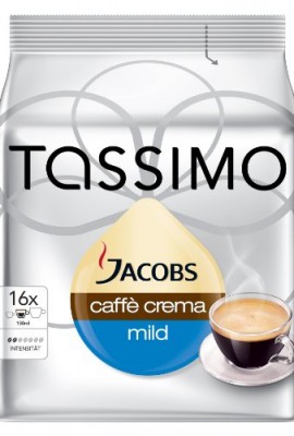 German-TASSIMO-Jacobs-Caffe-Crema-Mild-T-Discs-16-pods-Imported-SHIPPING-from-USA-0