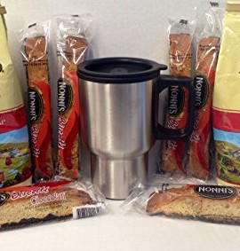 Gourmet-Coffee-Gift-Set-New-England-Breakfast-Blend-Nonnis-Biscotti-Cioccolati-And-a-Stainless-Steel-Coffee-Mug-0