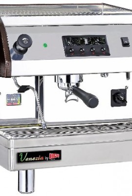 Grindmaster-Cecilware-ESP1-220V-Venezia-II-Espresso-Brewing-Machine-BlackGreyStainless-Steel-0