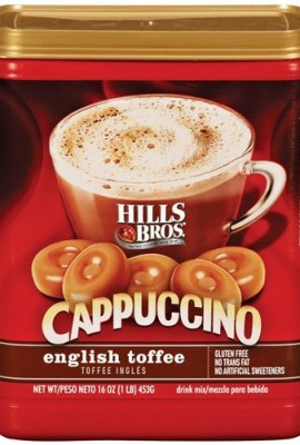 Hills-Bros-Cappuccino-English-Toffee-Drink-Mix-16oz-Container-Pack-of-3-0