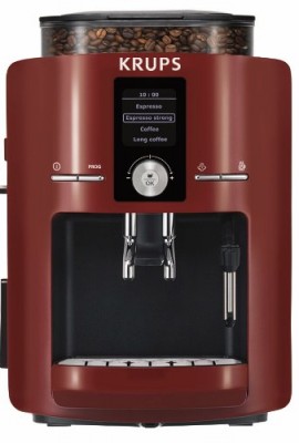 KRUPS-EA8255001-Espresseria-Fully-Automatic-Espresso-Machine-with-Built-in-Conical-Burr-Grinder-Red-0