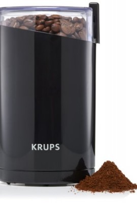 KRUPS-F203-Electric-Spice-and-Coffee-Grinder-with-Stainless-Steel-Blades-Black-0