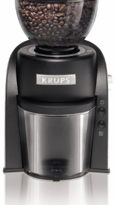 KRUPS-GX600050-Conical-Burr-Coffee-Grinder-with-Grind-Size-and-Cup-Selection-Black-0