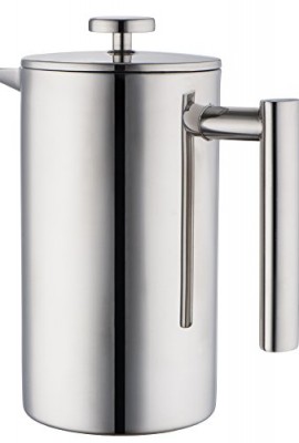 MIRA-Stainless-Steel-French-Press-Coffee-Plunger-Press-Pot-Tea-Brewer-Cafetiere-Double-Walled-34-oz-0