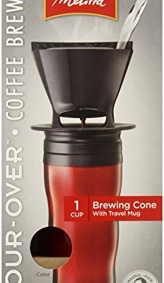 Melitta-Coffee-Maker-Single-Cup-Pour-Over-Brewer-with-Travel-Mug-Red-Pack-of-2-0