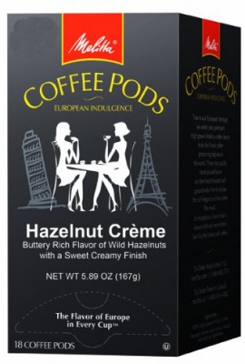 Melitta-Coffee-Pods-Hazelnut-Creme-Flavored-Coffee-Medium-Roast-18-Count-Pack-of-4-0