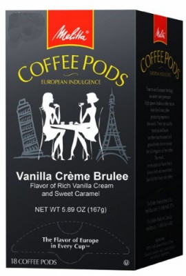 Melitta-Coffee-Pods-Vanilla-Creme-Brulee-Flavored-Coffee-Medium-Roast-18-Count-589-oz-Pack-of-4-0