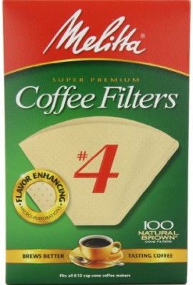 Melitta-Cone-Coffee-Filters-Natural-Brown-No-4-100-Count-Filters-Pack-of-6-0