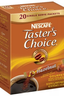 Nescafe-Tasters-Choice-Hazelnut-Instant-Coffee-20-Count-Single-Serve-Sticks-Pack-of-8-0
