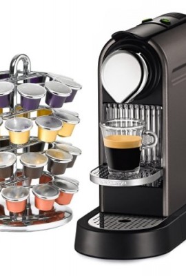Nespresso-CitiZ-Titan-Gray-Automatic-Espresso-Maker-with-Bonus-Chrome-40-Capsule-Carousel-0