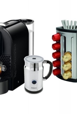 Nespresso-U-D50-Pure-Black-Espresso-Machine-and-Aeroccino-Milk-Frother-with-Bonus-30-Capsule-Carousel-0