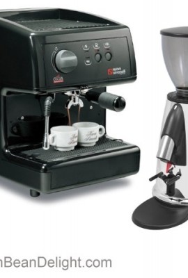 Nuova-Simonelli-Oscar-Macap-Doserless-Grinder-Gourmet-Espresso-Latte-Combo-0