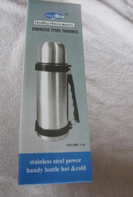 Quality-Housewares-Stainless-Steel-Thermos-Stainless-Steel-Handy-Bottle-Hot-Cold-Volume-10l-V3536-0
