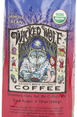 Ravens-Brew-Whole-Bean-Organic-Wicked-Wolf-Dark-Roast-12-Ounce-Bags-Pack-of-2-0
