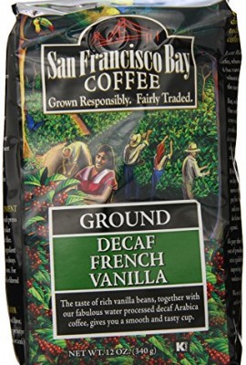 San-Francisco-Bay-Coffee-Ground-Decaf-French-Vanilla-12-Ounce-0