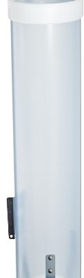 San-Jamar-C3165-Medium-Pull-Type-Water-Cup-Dispenser-Fits-4oz-to-10oz-Cone-and-Flat-Cup-Size-2-14-to-3-14-Rim-16-Tube-Length-Frosted-Blue-0