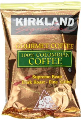 Signature-100-Colombian-Coffee-Supremo-Bean-Dark-Roast-Fine-Grind-42175-oz-Pouches-0