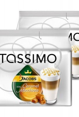 Tassimo-Jacobs-Caramel-Macchiato-Rainforest-Alliance-Certified-Pack-of-2-2-x-16-T-Discs-8-Servings-0
