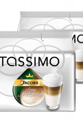 Tassimo-Jacobs-Latte-Macchiato-Rainforest-Alliance-Certified-Pack-of-2-2-x-16-T-Discs-8-Servings-0