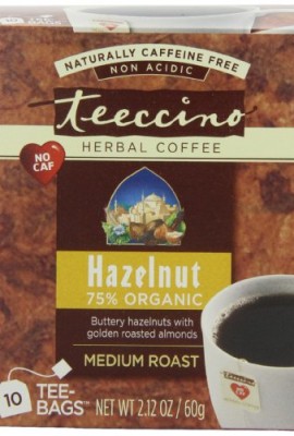 Teeccino-Herbal-Coffee-Alternative-Tee-Bag-Hazelnut-10-Count-Pack-of-6-0