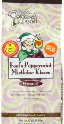 The-Coffee-Fool-French-Press-Fools-Decaf-Peppermint-Mistletoe-Kisses-12-Ounce-0