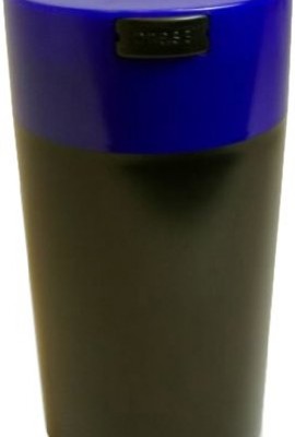 Tightvac-12-Ounce-Vacuum-Sealed-Dry-Goods-Storage-Container-Black-BodyDk-Blue-Cap-0