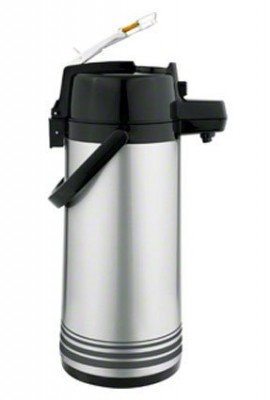 Update-International-LSVL-25-ORSF-Brushed-Stainless-Steel-Lever-Top-Decaf-Airpot-Server-25-Liter-6-Inch-0