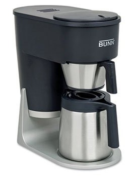 Velocity-Brew-STX-10-Cup-Coffee-Brewer-Graphite-Black-by-BUNN-O-MATIC-Catalog-Category-Office-Maintenance-Janitorial-Lunchroom-Food-Beverage-Appliances-0